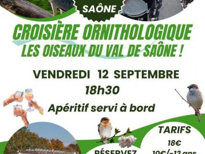 Croisire apritive : Les oiseaux du Val de Sane