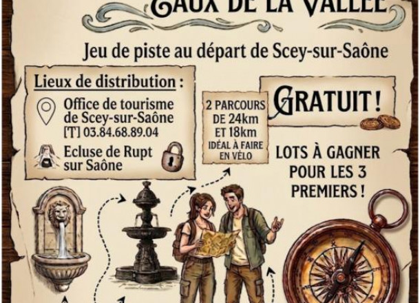 Grand jeu de piste estival "Le secret des eaux de la Vall�e" (gratuit)