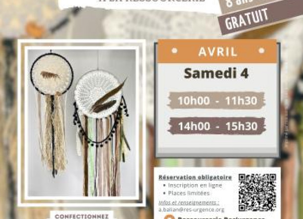 Atelier récup : Attrape-rêves