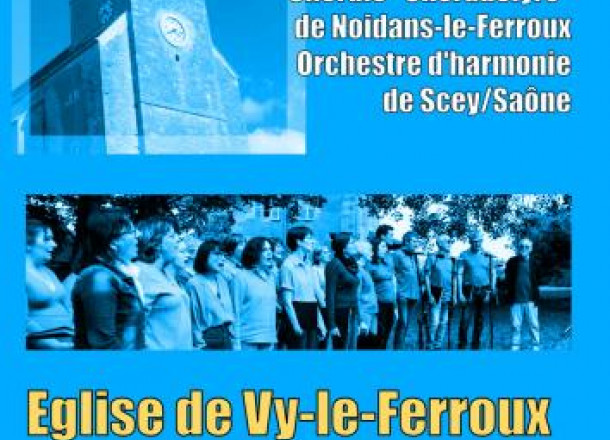 Concert Chorad�lyre et Orchestre d'harmonie de Scey-sur-Sa�ne