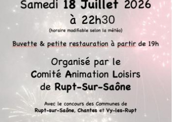Feux d'artifice de Rupt-Sur-Sa�ne