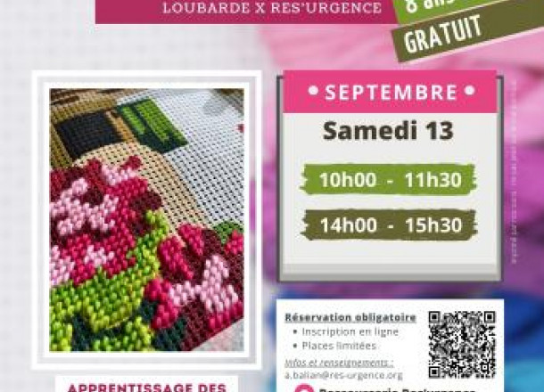 Initiation canevas : atelier gratuit