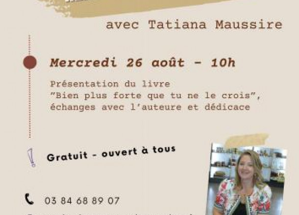Rencontre et dédicace