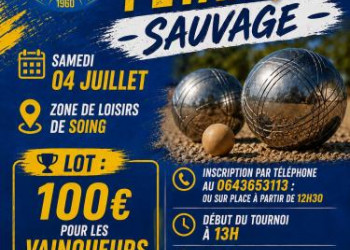 Tournoi de pétanque sauvage